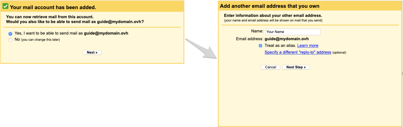 Configure Mail Settings