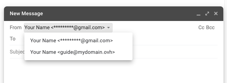 Configure Outgoing Mail
